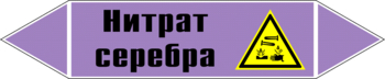 Маркировка трубопровода "нитрат серебра" (a04, пленка, 507х105 мм)" - Маркировка трубопроводов - Маркировки трубопроводов "ЩЕЛОЧЬ" - магазин "Охрана труда и Техника безопасности"